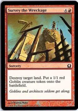 Survey the Wreckage C Return to Ravnica 107 LP Foil Magic - Image 1