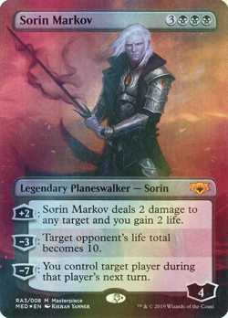 MTG Sorin Markov Borderless Foil ** Mythic Edition ** English - Image 1