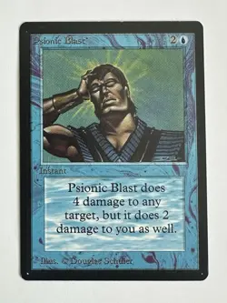 PSIONIC BLAST Beta MAGIC THE GATHERING READ DESCRIPTION - Image 1