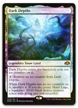 Dark Depths #244 (Foil) (LP) Dominaria Remastered DMR Magic MTG - Image 1