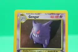 1999 Pokemon Gengar 5/62 1st Edition Fossil Holo Very LP WOTC Vintage - Image 2