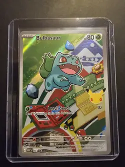 Bulbasaur 2026 Pokemon MEP 037 Promo First Partner Illustration Rare - Image 1
