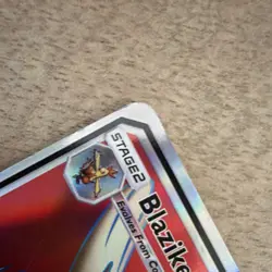 Pokemon Blaziken GX 153/168 Ultra Rare Full Art Holo Celestial Storm Card - Image 3