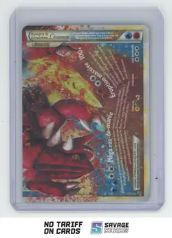 2010 Pokemon HG & SS Undaunted Holo FR Kyogre & Groudon LEGEND #89/90 - Image 1