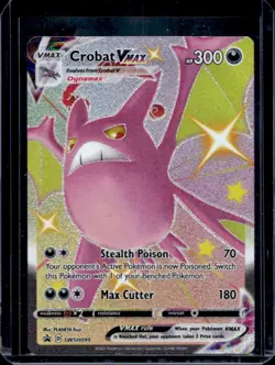 2019-2023 Pokemon SWSH Black Star Promos Crobat VMAX #SWSH099 - Image 1
