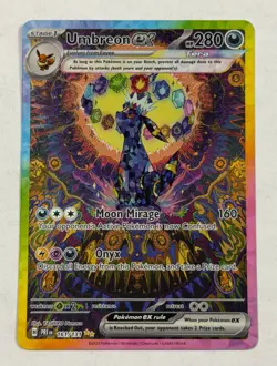 Pokemon TCG Prismatic Evolutions #161/131 Umbreon ex Special Illustration Rare - Image 1