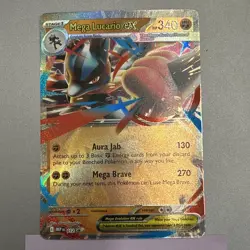 Pokemon TCG - Holofoil Mega Lucario ex Promo 012 NM MEP - Image 1