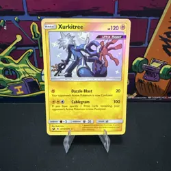 Pokemon TCG Xurkitree Hidden Fates SV14/SV94 Holo Shiny Holo Rare - Image 1