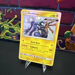 Pokemon TCG Xurkitree Hidden Fates SV14/SV94 Holo Shiny Holo Rare - Image 3