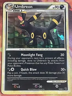 Pokemon Undaunted Umbreon Cracked Ice Holo 10/90 - Image 1