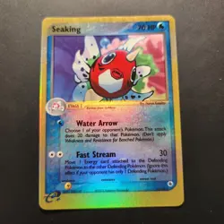 2003 Seaking 21/109 - Ruby & Sapphire Reverse Holo Rare - Pokemon TCG - LP - Image 2