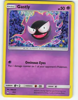 Gastly - Holo - 7/12 McDonald's Collection 2019 - Pokemon TCG - 2019 - Image 1