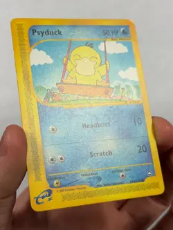 Pokemon TCG Aquapolis #104/107 Psyduck Non-Holo Common Great Art - Image 1