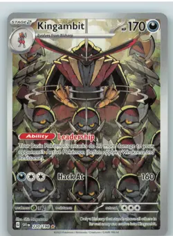Kingambit 220/198 Illustration Rare Scarlet & Violet Pokemon Near Mint - Image 1