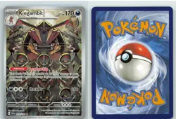 Kingambit 220/198 Illustration Rare Scarlet & Violet Pokemon Near Mint - Image 3
