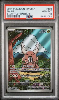 Pokemon Twilight Masquerade Pinsir 168 PSA 10 - Image 1