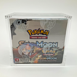 Pokemon TCG Sun & Moon Burning Shadows Booster Box SEALED w/Acrylic Case - Image 1