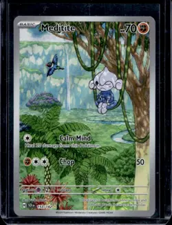2024 Pokemon Stellar Crown Meditite #153/142 - Image 1