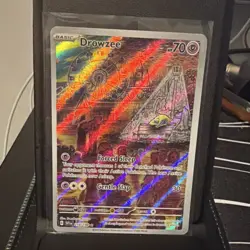 Pokemon Drowzee MINT Scarlet & Violet 210/198 Illustration Rare Holo Foil (2023) - Image 1