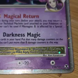 Pokemon TCG Mismagius GL Lv.X 110/111 Rising Rivals Ultra Rare Level Up Holo 10… - Image 3