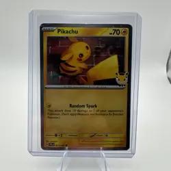Pikachu 51/162 Stamped 2026 Pokemon Day 30th Anniversary Promo TCG - Image 4