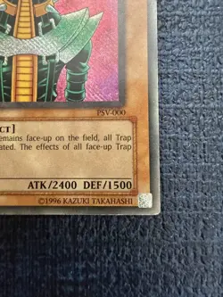 Yugioh Jinzo PSV-000, Secret Rare, Moderately Played - Image 2
