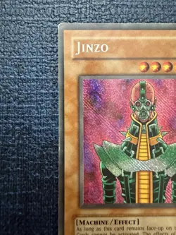 Yugioh Jinzo PSV-000, Secret Rare, Moderately Played - Image 4
