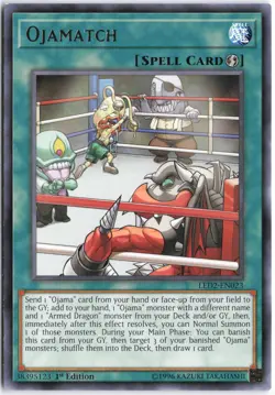 Yugioh - Ojamatch LED2-EN023 1st Edition - Legendary Duelists: Ancient Millenniu - Image 1