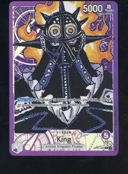 One Piece English OP01-091 King Alternate Art Leader - Image 1