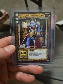Bandai One Piece CCG Card Luffy The Great Pirate In The Desert Regular - Image 1