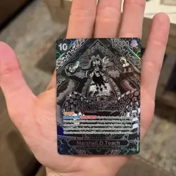 One Piece TCG Marshall D. Teach SP (SILVER) Legacy Of The Master OP09-093 ENG - Image 2