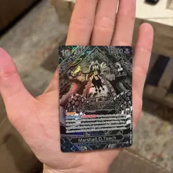 One Piece TCG Marshall D. Teach SP (SILVER) Legacy Of The Master OP09-093 ENG - Image 4