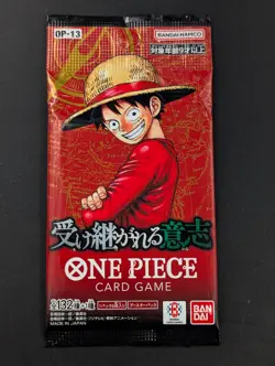 Lot or (48) One Piece OP-13 Carrying On His Will Japanese Booster Packs Sealed - Image 2