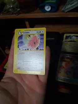 Pokemon Clefable 007/165 Expedition Base Set Holo Rare 70 HP Pokemon Card - Image 2