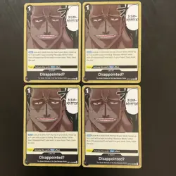 Bandai One Piece Card Game DisappointedU OP14-099 x4 Event Cards - Image 1