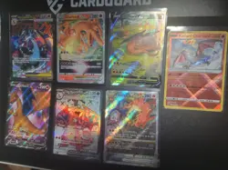Pokemon Charizard Card Lot 7 Cards - Image 1
