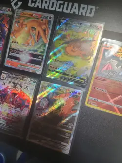Pokemon Charizard Card Lot 7 Cards - Image 3