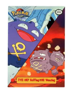Pokemon Card - Koffing/Weezing TV13 - TV Animation Edition - Topps Series 1 - Image 1