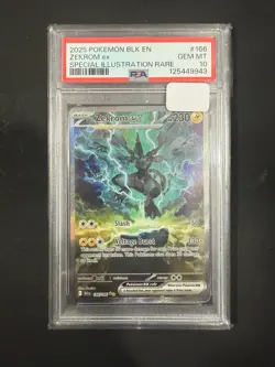 Pokemon Zekrom EX Black Bolt 166/86 SIR Holo Card PSA 10 Gem Mint - Image 1