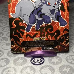 Shadow Box hit Crystal Card Collection Arcanine NON-TCG Pokemon Card Nintendo - Image 3