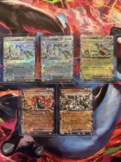 Pokemon EX Ogerpon Holo Card Lot x5 - Wellspring, Teal, Hearthflame, Cornerstone - Image 1