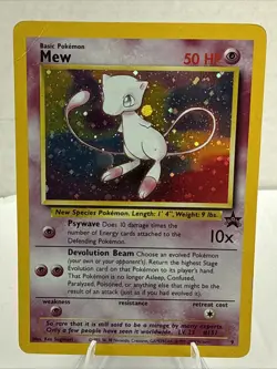 Pokemon Card TCG Mew - Holo Rare Promo Card - WOTC #9 - Image 1