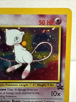 Pokemon Card TCG Mew - Holo Rare Promo Card - WOTC #9 - Image 3