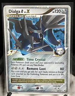 Pokemon Dialga Holo Rare TCG Card LV.X Platinum 122/127 - Image 1