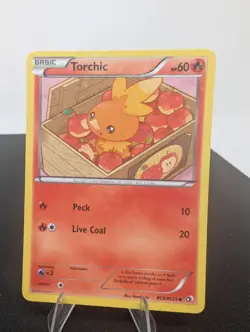 Torchic RC5/RC25 Legendary Treasures: Radiant Collection Holo Pokemon TCG Card - Image 1