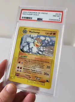 Machamp H15/H32 - Skyridge Set *PSA 8 - NM-MT* Holo Rare Pokemon Card - Image 4