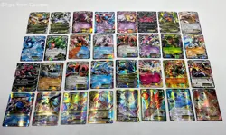 Lot of 32 EX & Mega Pokemon TCG Trading Cards - Image 1