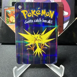 Zapdos #145 - Vintage Vending Machine Prism Sticker 2000 - Pokemon Card - Image 1