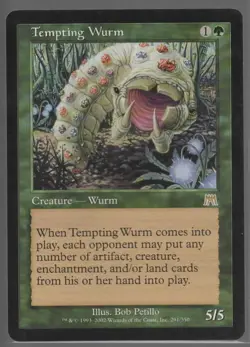 Onslaught #291 Tempting Wurm - Image 1