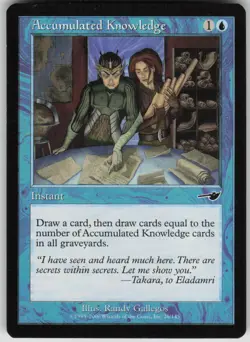 Magic the Gathering TCG Accumulated Knowledge C Nemesis 26 - Image 1